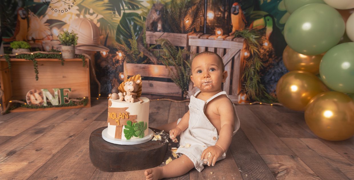 Anniversaire Smash the cake studio