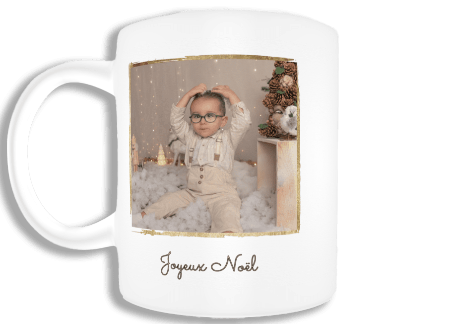 Recto mug Noël blanc