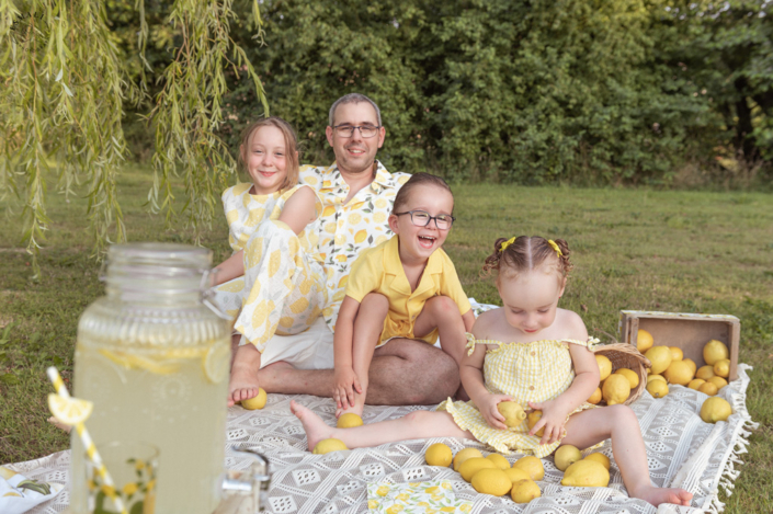 Shooting famille extérieur été
