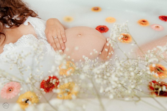 Bain de lait grossesse