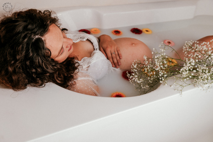 Bain de lait grossesse