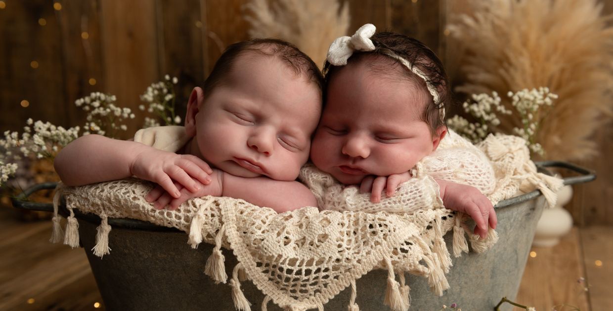 Photo naissance jumeaux