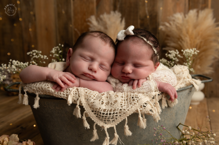 Photo naissance jumeaux