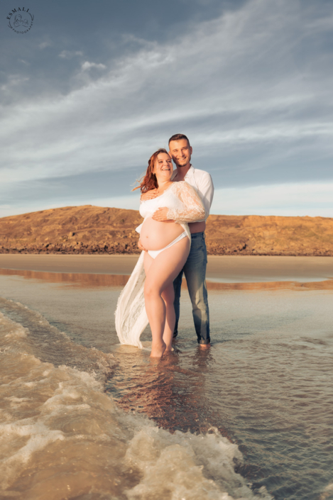 Shooting grossesse plage