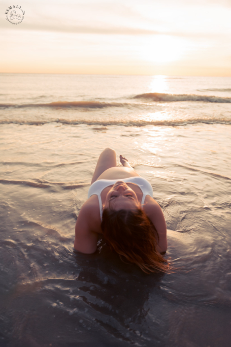 Shooting grossesse plage
